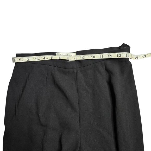 Max Mara Black High Waist Women's Slacks Size: 10 - Picture 5 of 8